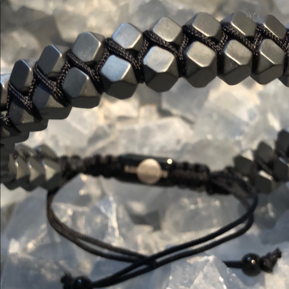 NEW 🚻 Natural Gemstone Hematite Bracelet